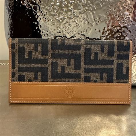 Vintage Fendi Checkbook Cover 